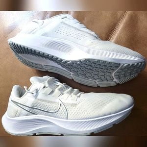 Nike Women's Air Zoom Pegasus 38 Running White Sneakers Kicks